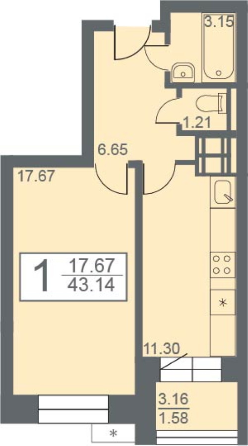 Продается 1 комнатная квартира в ЖК Созвездие, башня Атлас , Прибрежный бульвар 5 , Спутник  .  

Общая площадь 43,14 м2 . Жилая площадь 17,67 м2 . Кухня 10,3 м2 .                       

 ЖК «Созвездие» – это жилой комплекс комфорт-класса из шести домов (17, 25 и 30 этажей), расположенный на бе